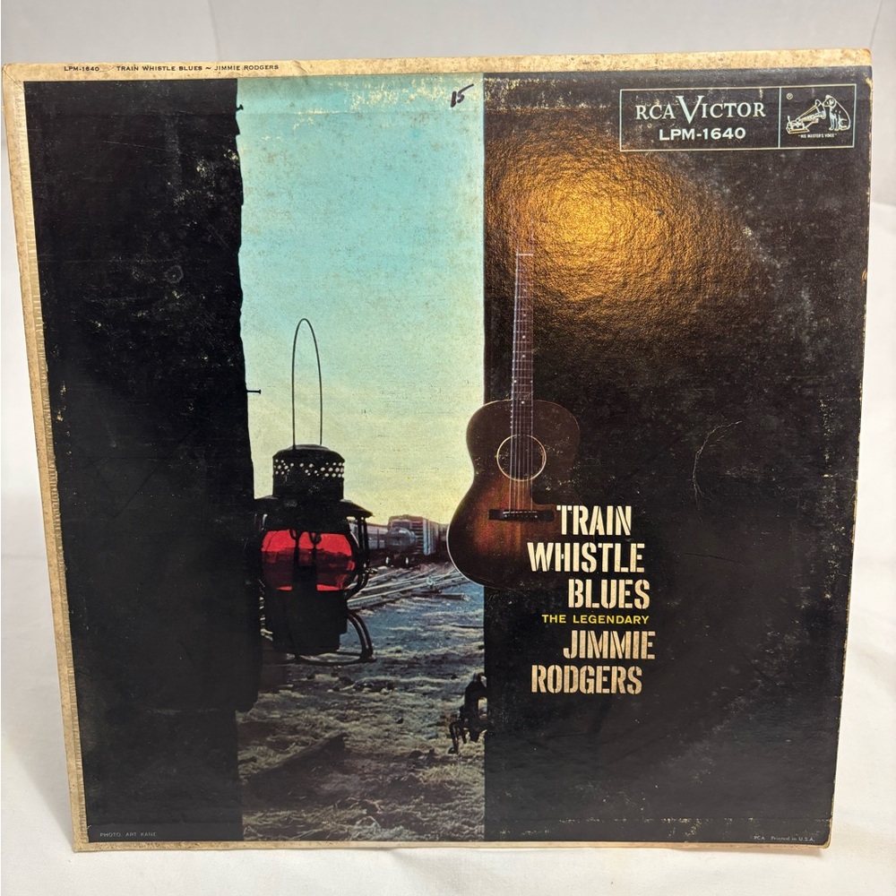RCA Victor Train Whistle Blues Jimmie Rodgers Vinyl Record